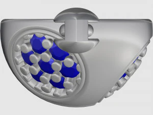 Cube of ball and Half ball pendants 3D Print Model