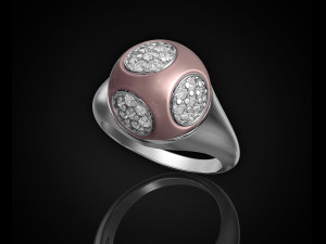 Half ball ring 3D Baskı Modeli