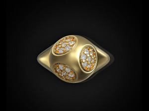 Half ball ring 3D Baskı Modeli
