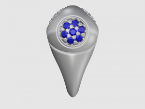 Half ball ring 3D Baskı Modeli