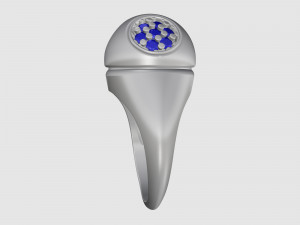 Half ball ring 3D Baskı Modeli