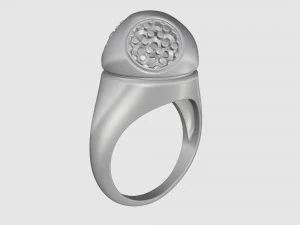 Напівкулькове кільце 3D Принт Модель