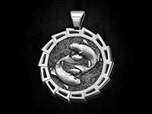 Yin Yang-Crap fishes pendant 3D Принт Модель