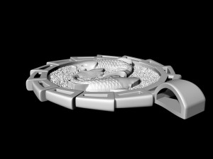 Yin Yang-Crap fishes pendant 3D Принт Модель