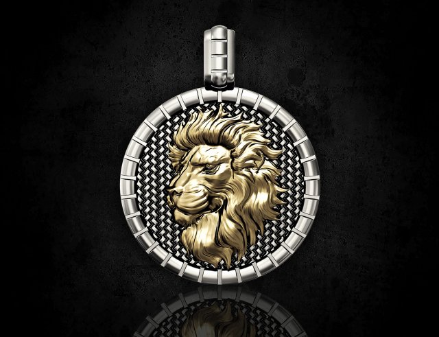 Lion Zodiac pendant Modèles 3D en vedette .c4d .max .obj .3ds .fbx .stl .blend 