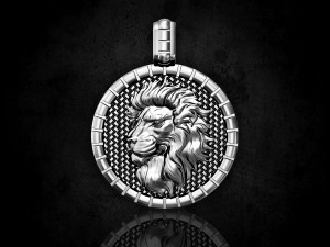 Lion Zodiac pendant Modèles 3D en vedette