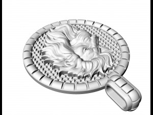 Lion Zodiac pendant Modèles 3D en vedette