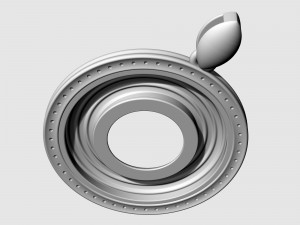 Swirl pendant Modello di stampa 3D