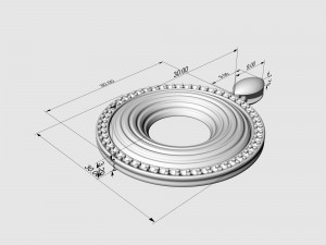 Swirl pendant Modello di stampa 3D