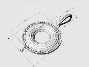 Swirl earrings 3D Print Model