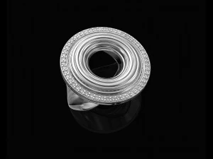 Anillo de remolino Modelo de impresión 3D