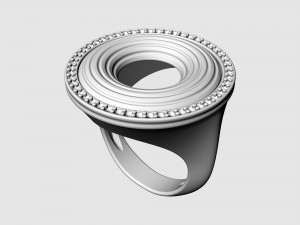 Swirl Ring 3D प्रिंट मॉडल