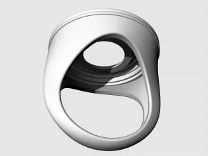 Anillo de remolino Modelo de impresión 3D