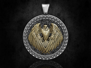 The attacker eagle pendant 3D Принт Модель