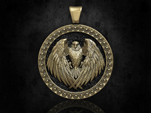 The attacker eagle pendant 3D Принт Модель