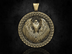 The attacker eagle pendant 3D Принт Модель