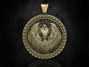 Підвіска з орлом-нападником 3D Принт Модель