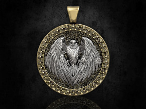 The attacker eagle pendant 3D Принт Модель