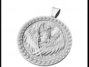 Підвіска з орлом-нападником 3D Принт Модель