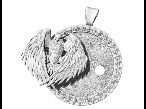 The attacker eagle pendant 3D Принт Модель