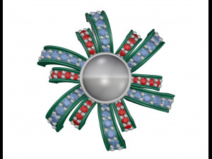 Pearl fan pendant Modelo de impresión 3D