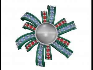 Pearl fan pendant Modelo de impresión 3D