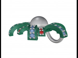 Pearl fan pendant Modelo de impresión 3D