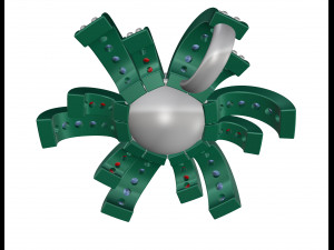 Pearl fan pendant Modelo de impresión 3D
