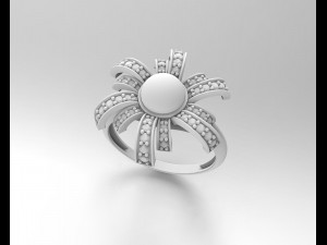 Pearl fan ring 3D 打印模型