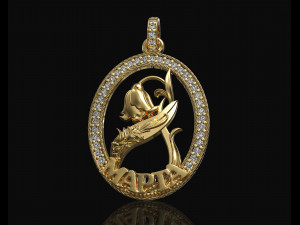 Mapta Rose pendant 3D-printmodel