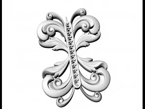 Brilliant fantasy brooch 3D Print Model