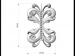 Brilliant fantasy brooch 3D Print Model