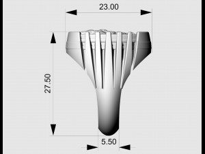 Lion profile ring 3D 打印模型