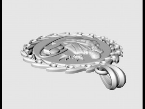 Wedding pendant 3D Print Model