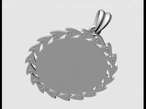 Wedding pendant 3D Print Model