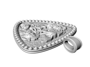 Jungle pendant-Five animals Modello di stampa 3D