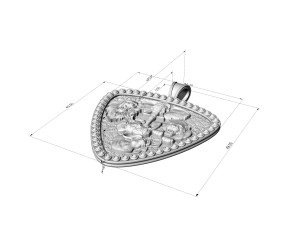 Jungle pendant-Five animals Modello di stampa 3D