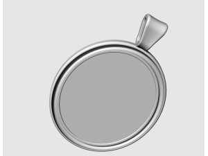 Easter bunny pendant 3D Print Model