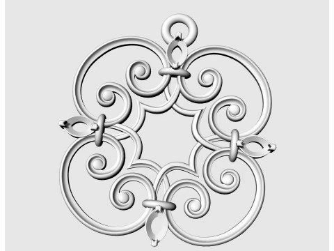 Кельтська підвіска з грушею 3D Принт Модель