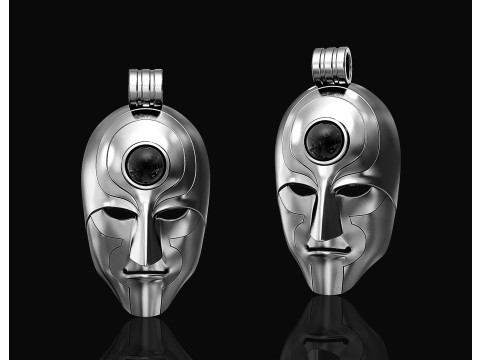 Amon mask pendant 3Dプリントモデル