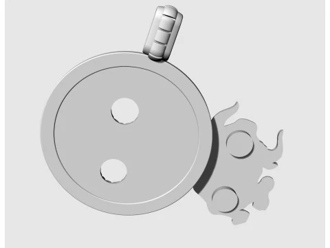 Taurus - Zodiac pendant 3D Print Model