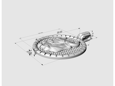Taurus - Zodiac pendant 3D 프린트 모델