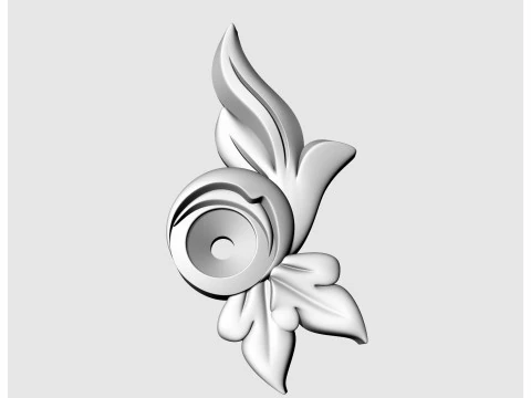 Сережки з дорогоцінним камінням 3D Принт Модель