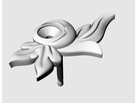 Gemstone earrings 3D Print Model