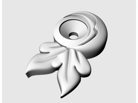 Сережки з дорогоцінним камінням 3D Принт Модель