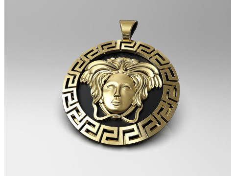 Medusa pendant 3D Print Model