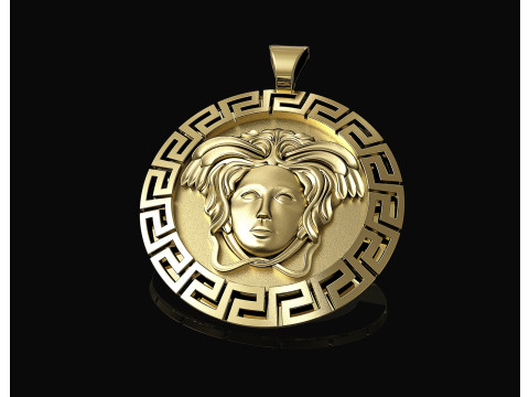 Medusa pendant 3D Print Model