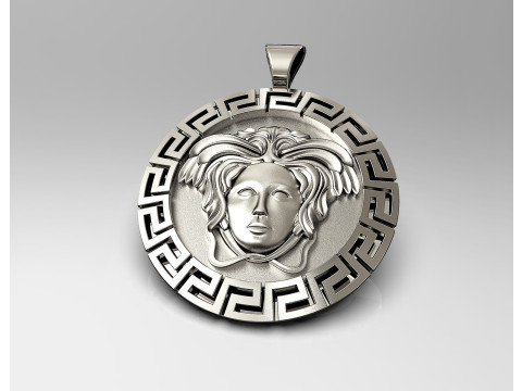 Medusa pendant 3D Print Model