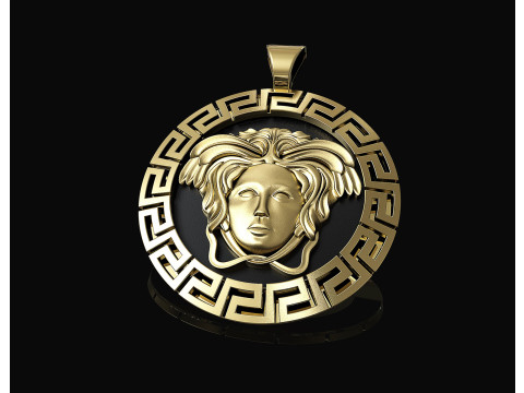 Medusa pendant 3D Print Model