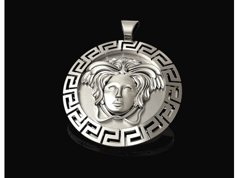 Medusa pendant 3D Print Model